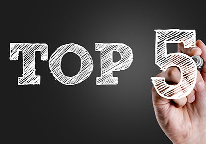 top 5 des operations CEE dans l'industrie